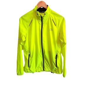 LL bean Bean Bright Multisport Neon Yellow Jacket Cycling Riding Women's Medium